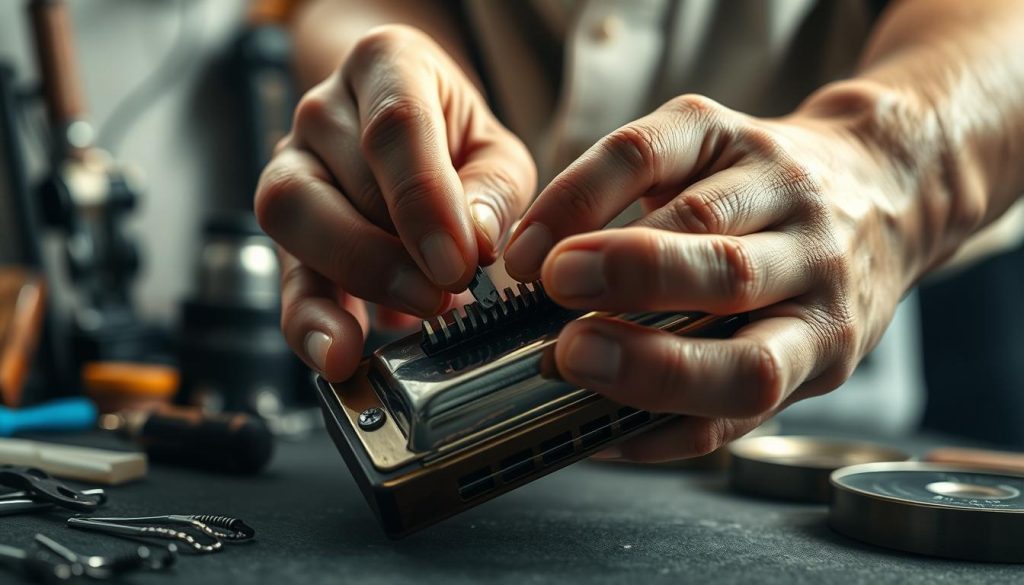 Entretien d’un harmonica : accorder et changer une anche
