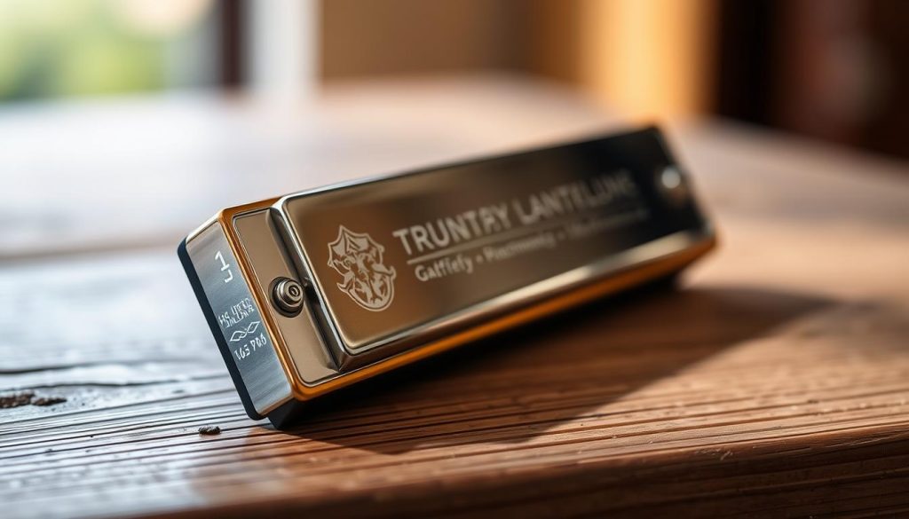 A high-quality, detailed image of a premium harmonica displayed on a wooden surface, captured in natural lighting with a shallow depth of field. The harmonica is the central focus, showcasing its intricate design and craftsmanship. The background is softly blurred, creating a sense of elegance and sophistication. The overall composition highlights the harmonica's premium quality and the attention to detail in its construction, reflecting the key points of the article section on pricing, high-end features, and long-term value in the French harmonica market. A high-quality, detailed image of a premium harmonica displayed on a wooden surface, captured in natural lighting with a shallow depth of field. The harmonica is the central focus, showcasing its intricate design and craftsmanship. The background is softly blurred, creating a sense of elegance and sophistication. The overall composition highlights the harmonica's premium quality and the attention to detail in its construction, reflecting the key points of the article section on pricing, high-end features, and long-term value in the French harmonica market.